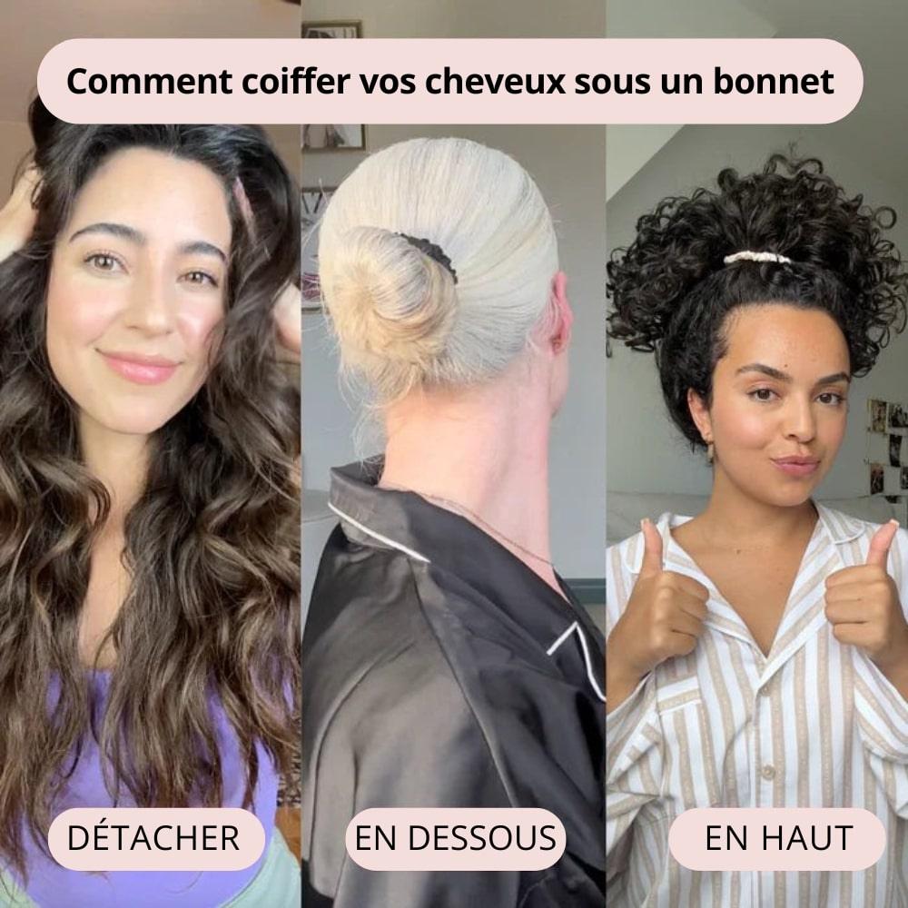 Bonnet en satin — comment le porter